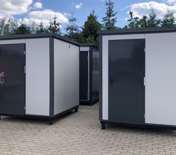 Conteneur sanitaire avec douche 2x2M