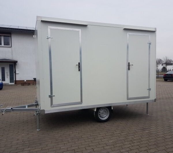 Remorque Sanitaire avec toilette double 3,50x2M 750KG